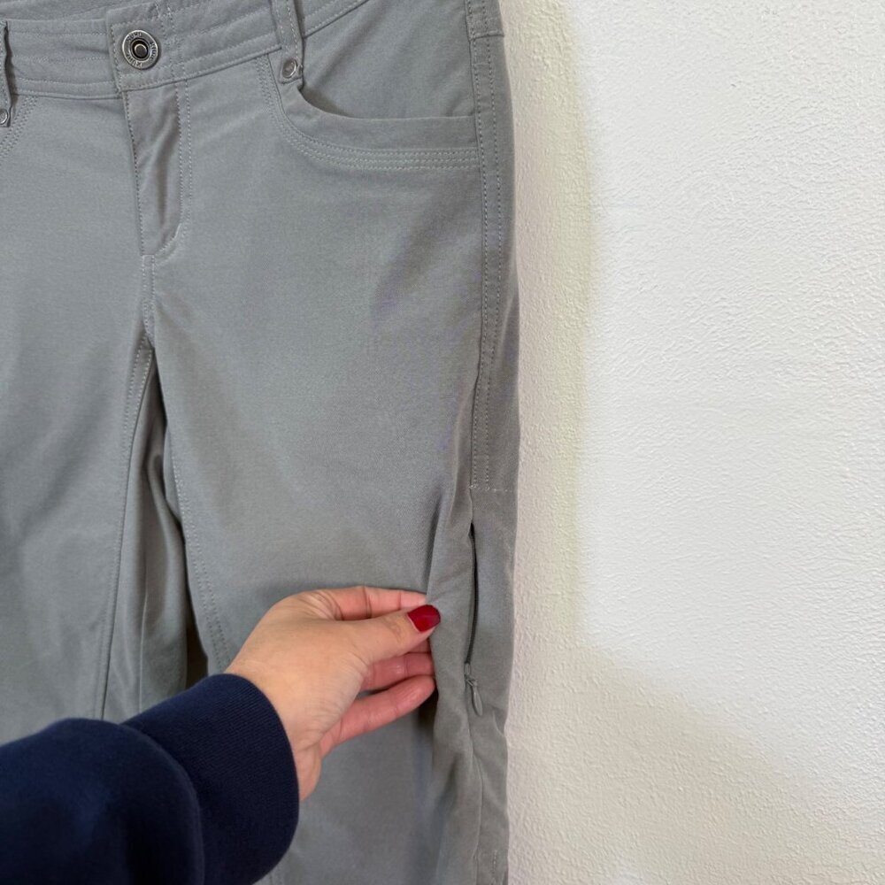Kuhl Womens Gray Capri Pants Size 2 Outdoor Hiking Stretch Nylon-Blend - Picture 6 of 12